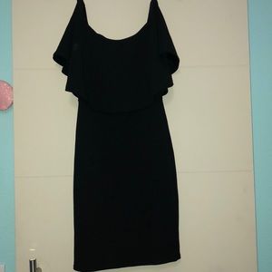 Homecoming Black off the shoulder dress